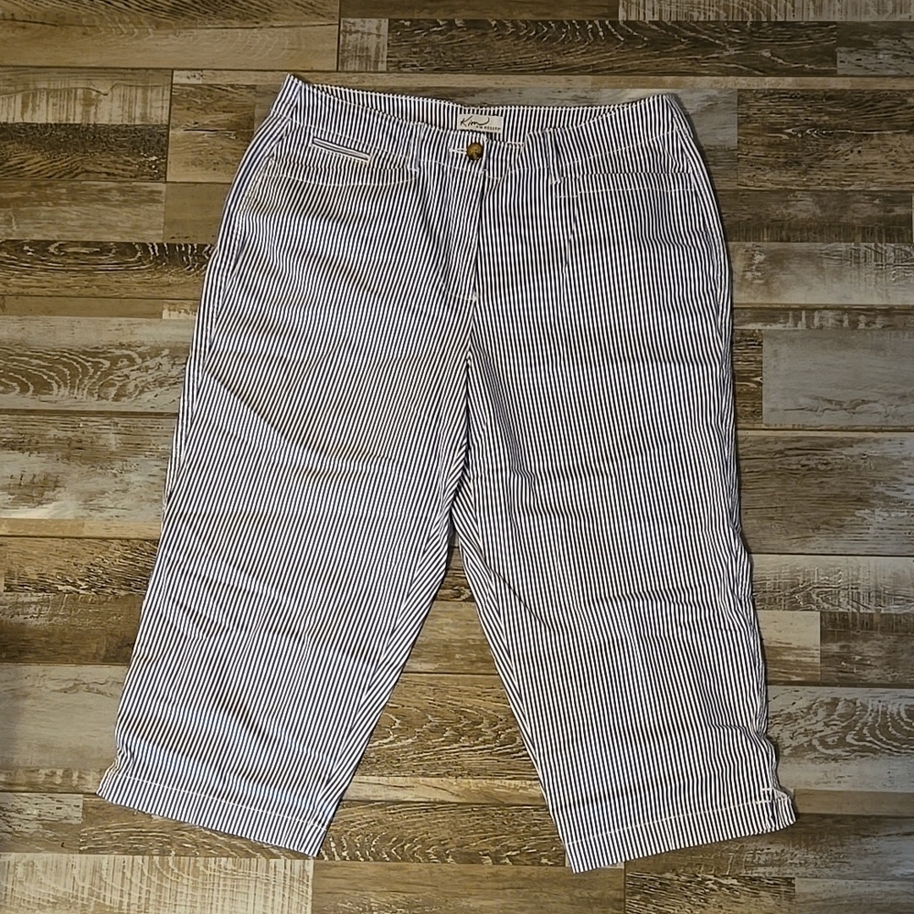 Kim Rogers Striped Capris